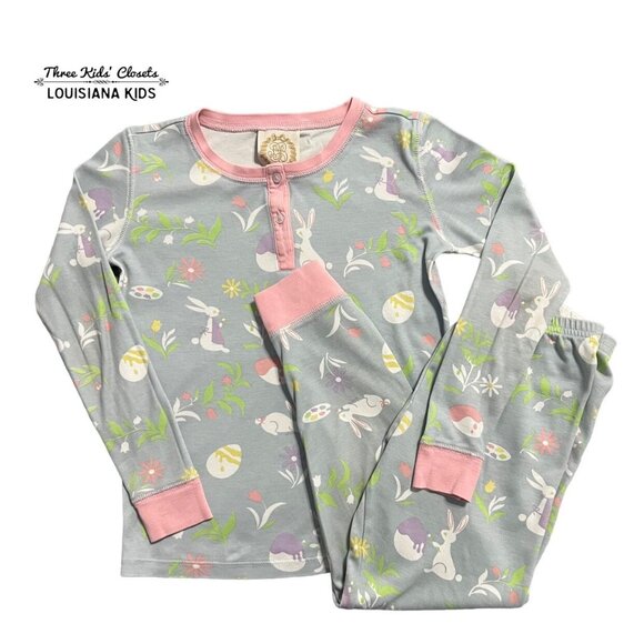 The Beaufort Bonnet Company Other - The Beaufort Bonnet Company TBBC Sz 8 Pima Cotton Easter Bunny Pajamas